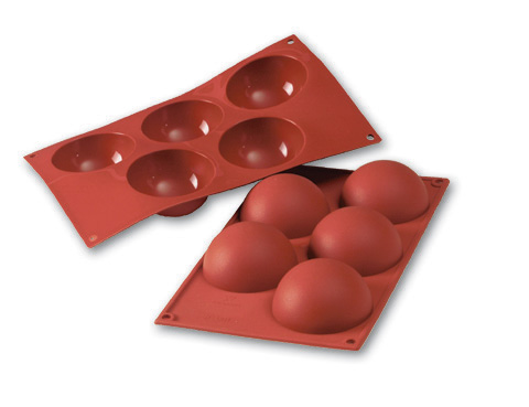Silikonform Halbkugel 80 mm