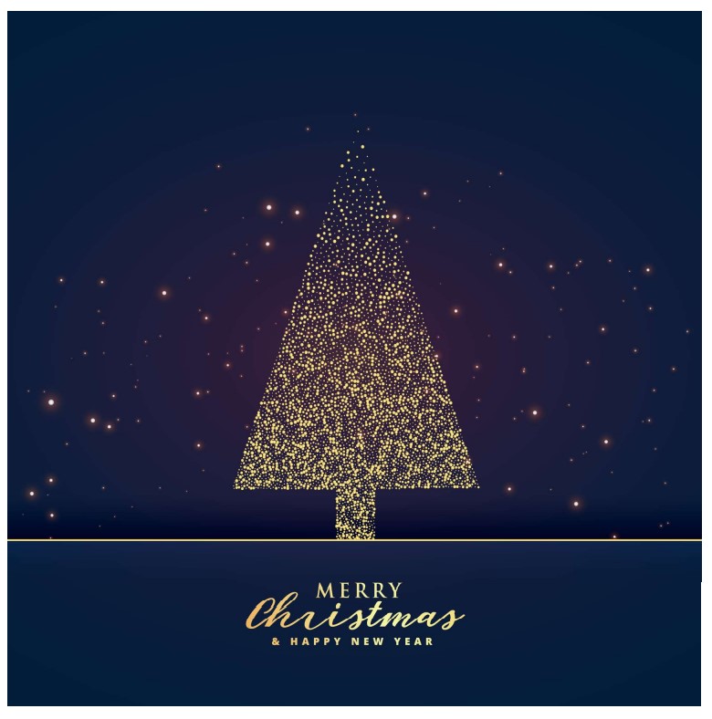 Petit Four Aufleger Weihnachtsbaum