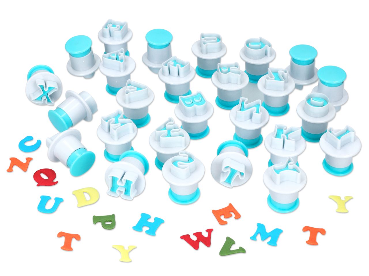 Ausstecherset ABC - Großbuchstaben 17mm