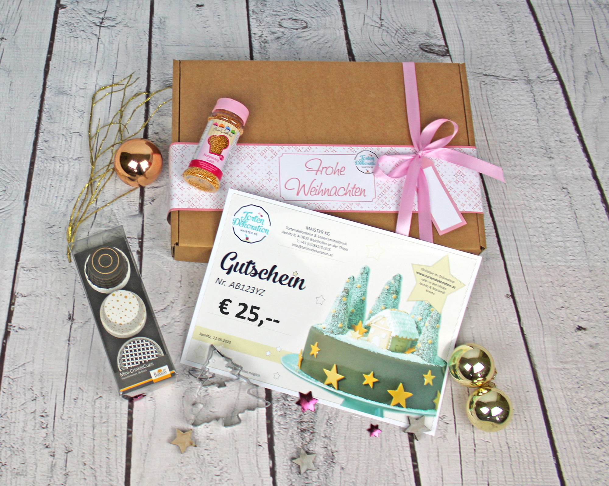 Gutscheinbox Weihnachten 25 Euro