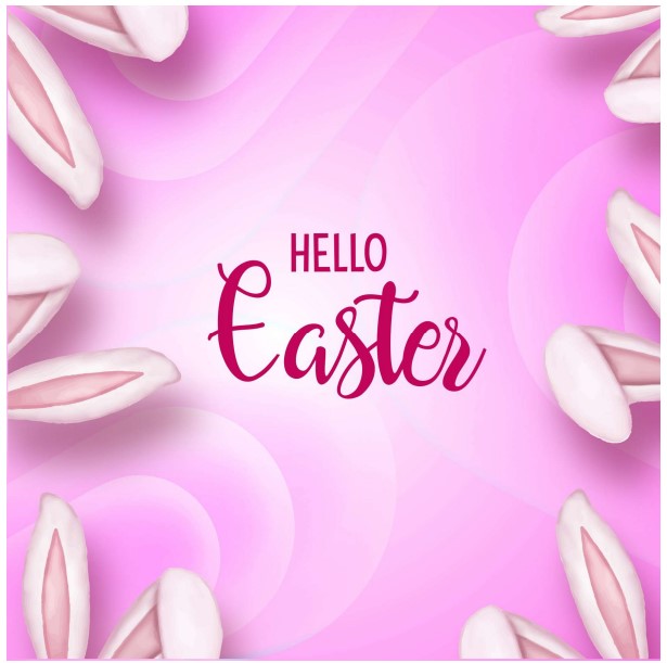 Petit Four Aufleger Ostern Hasenohren