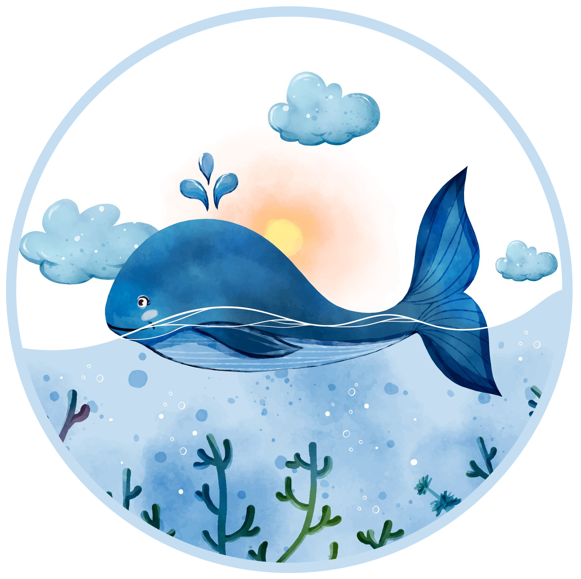 Tortenaufleger Fisch