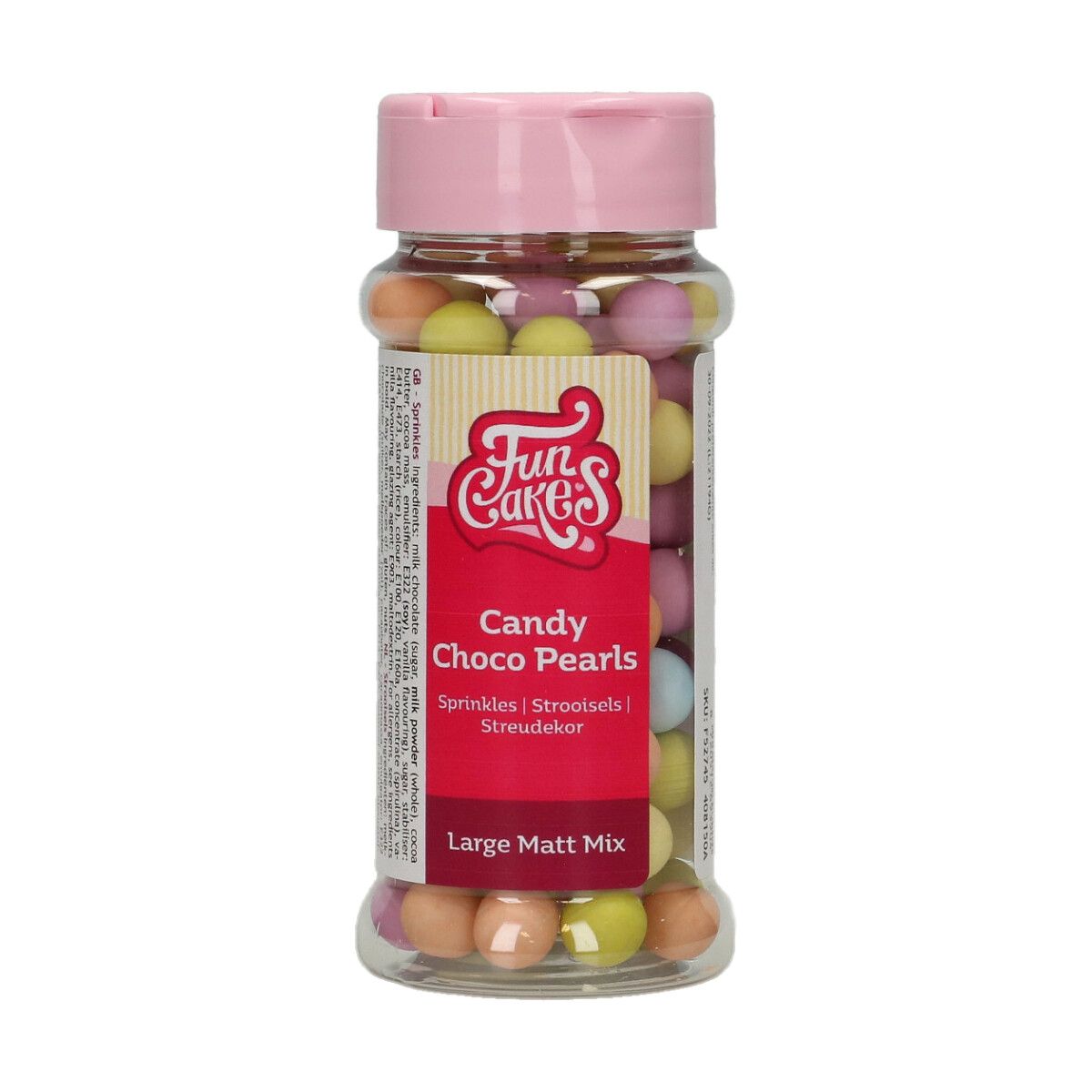 Candy Schoko Perlen Mix groß matt | 70 g