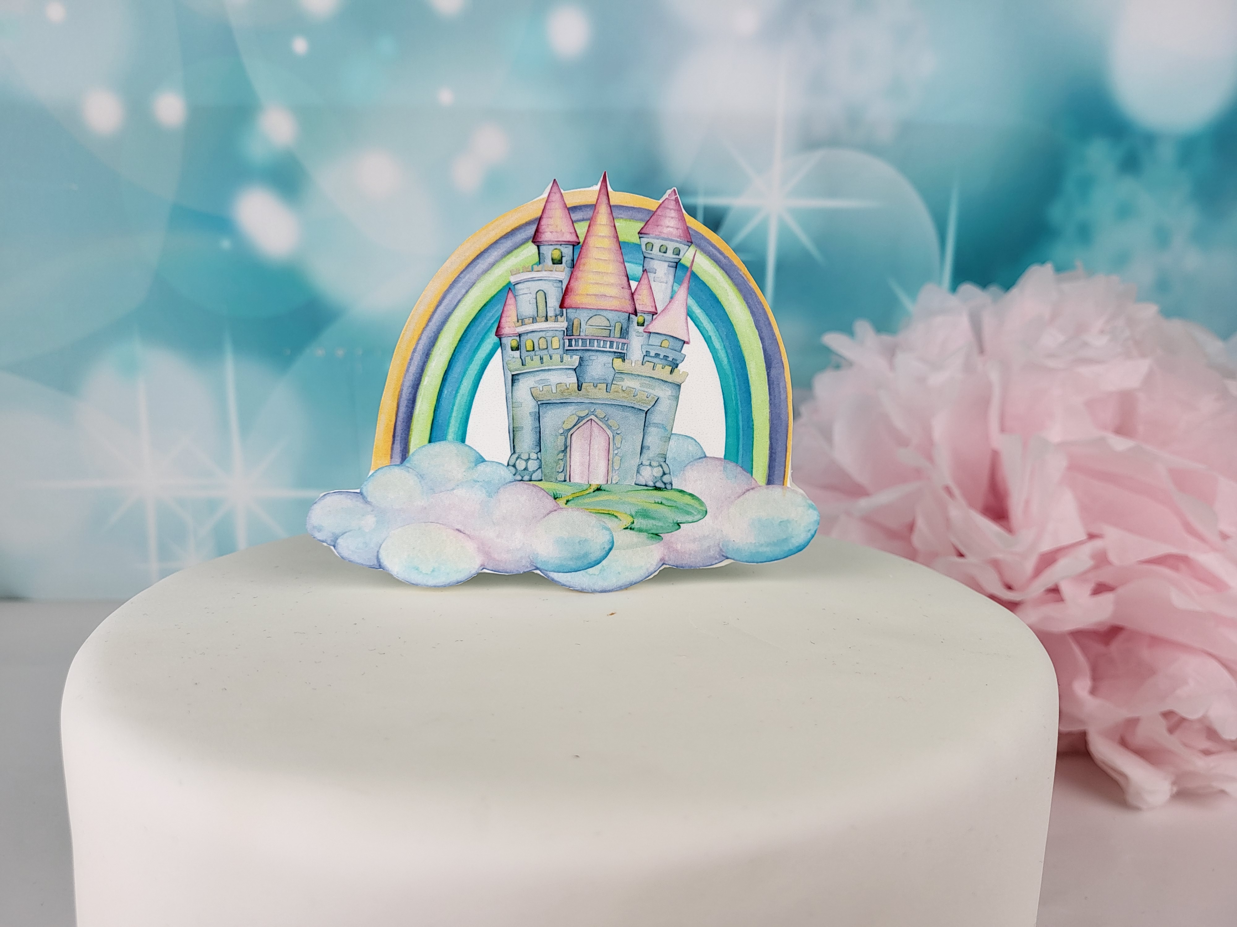 Cake Topper Märchenschloss
