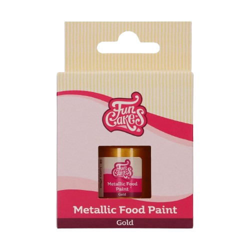 Essbare Farbe Metallic Gold