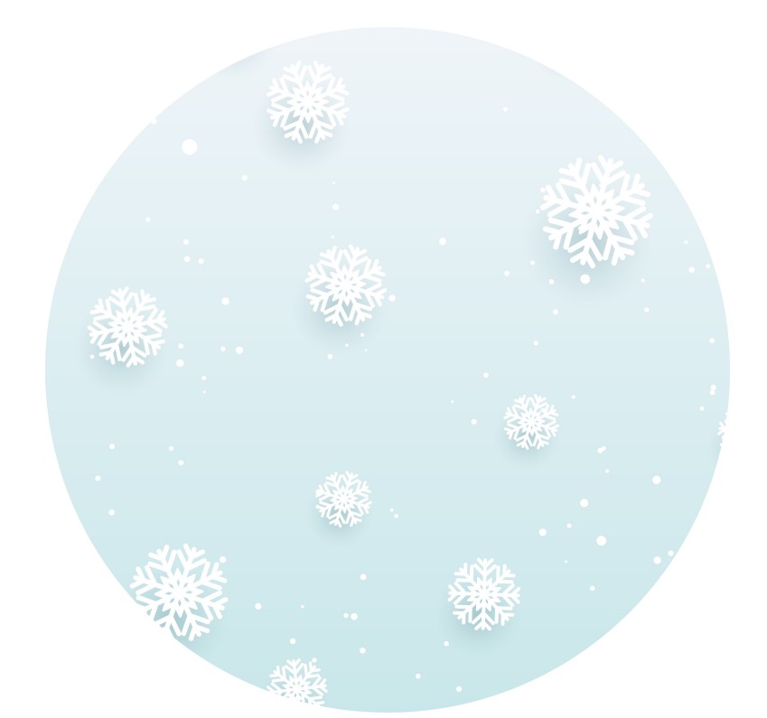 Muffinaufleger Schneeflöckchen