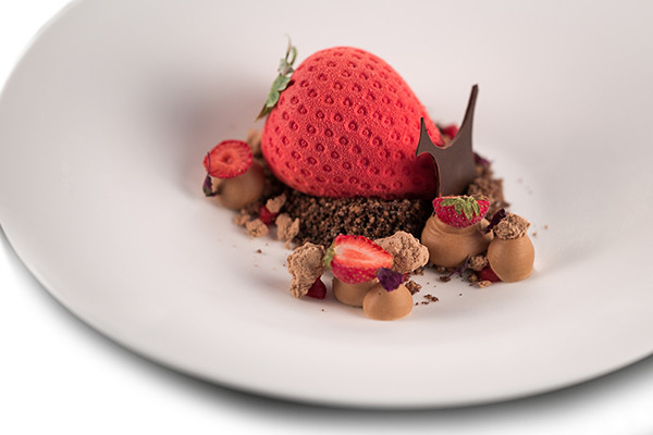 Fragola120 Silikonform 3D Erdbeere