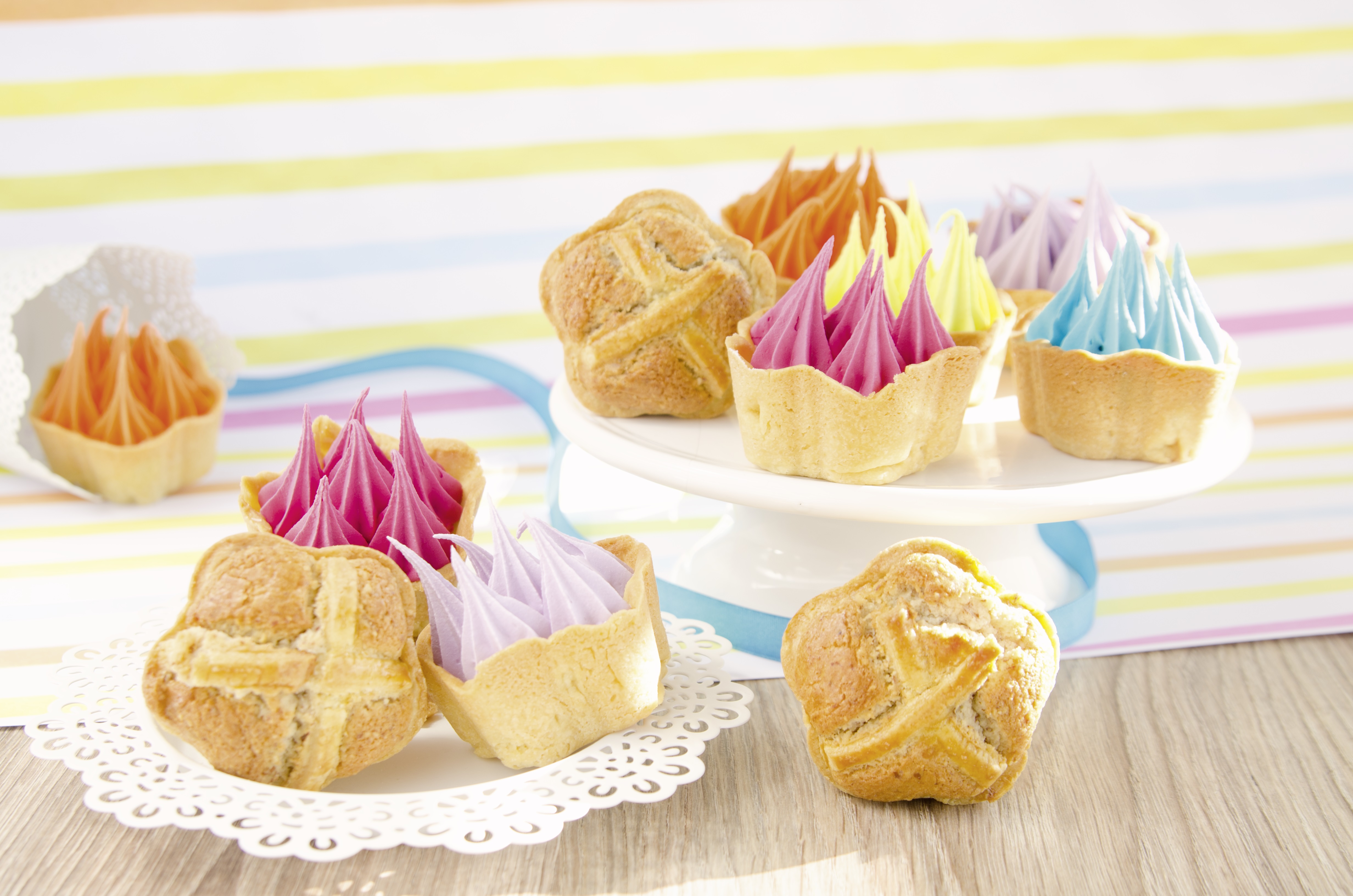 Backblech Leipziger Lerche Blumenkörbchen