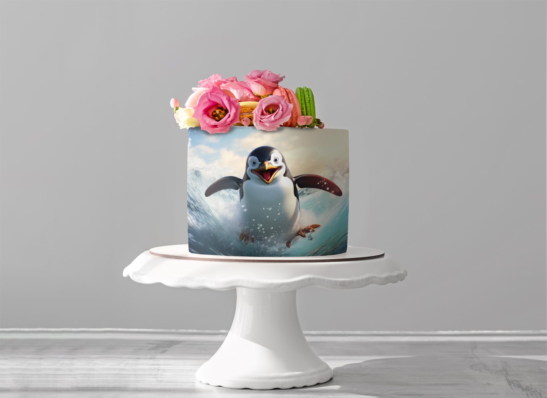 Deko Fondant Pinguin