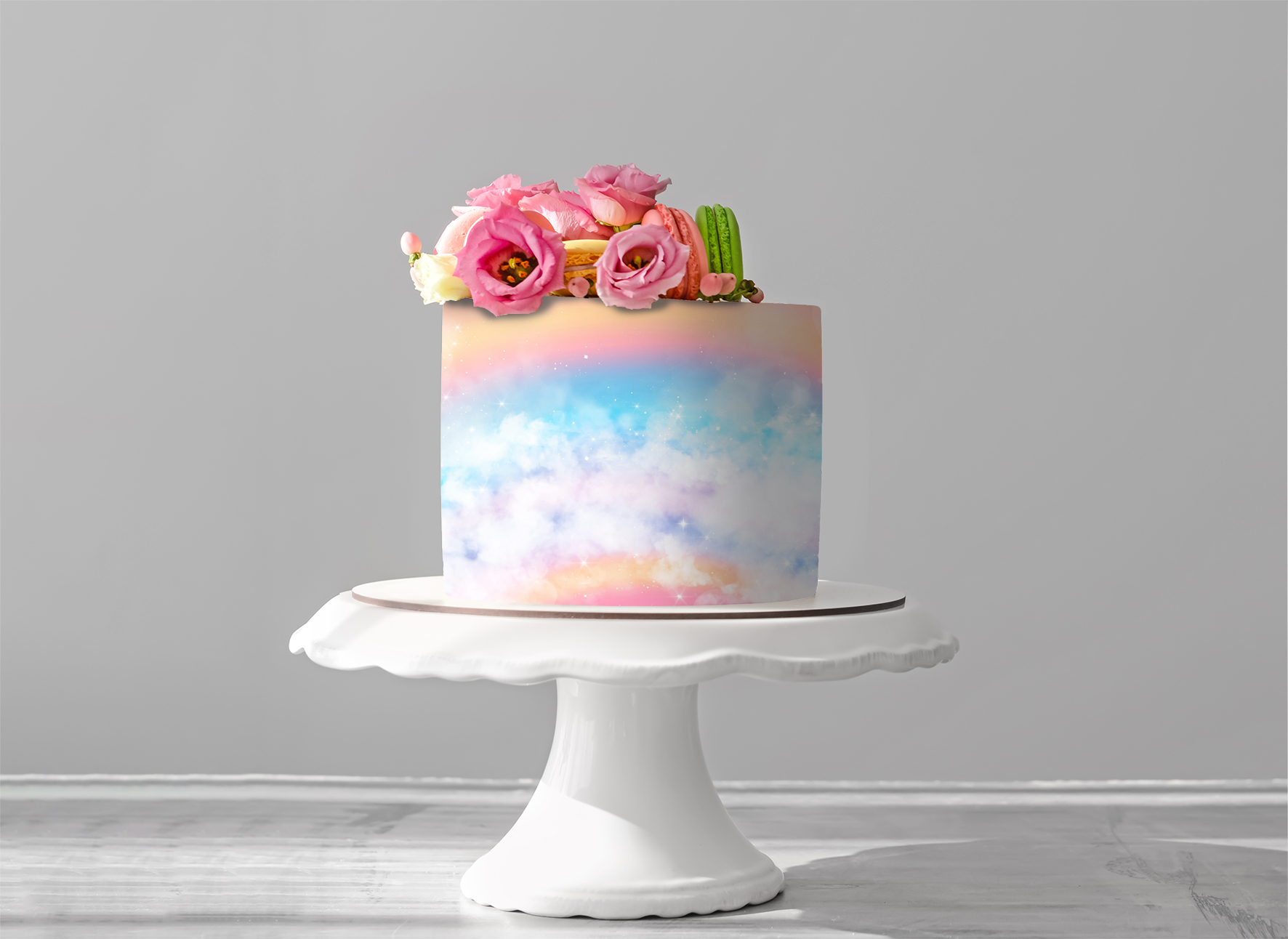 Deko Fondant Regenbogen