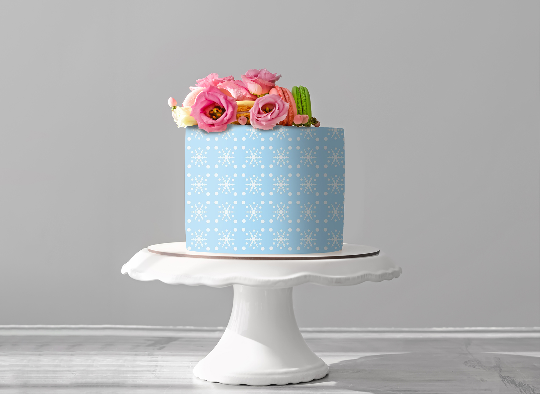 Deko Fondant Schneeflocken