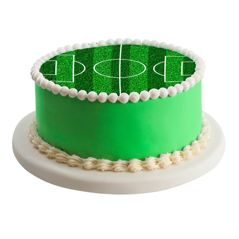 Tortenaufleger Fussballfeld 20cm
