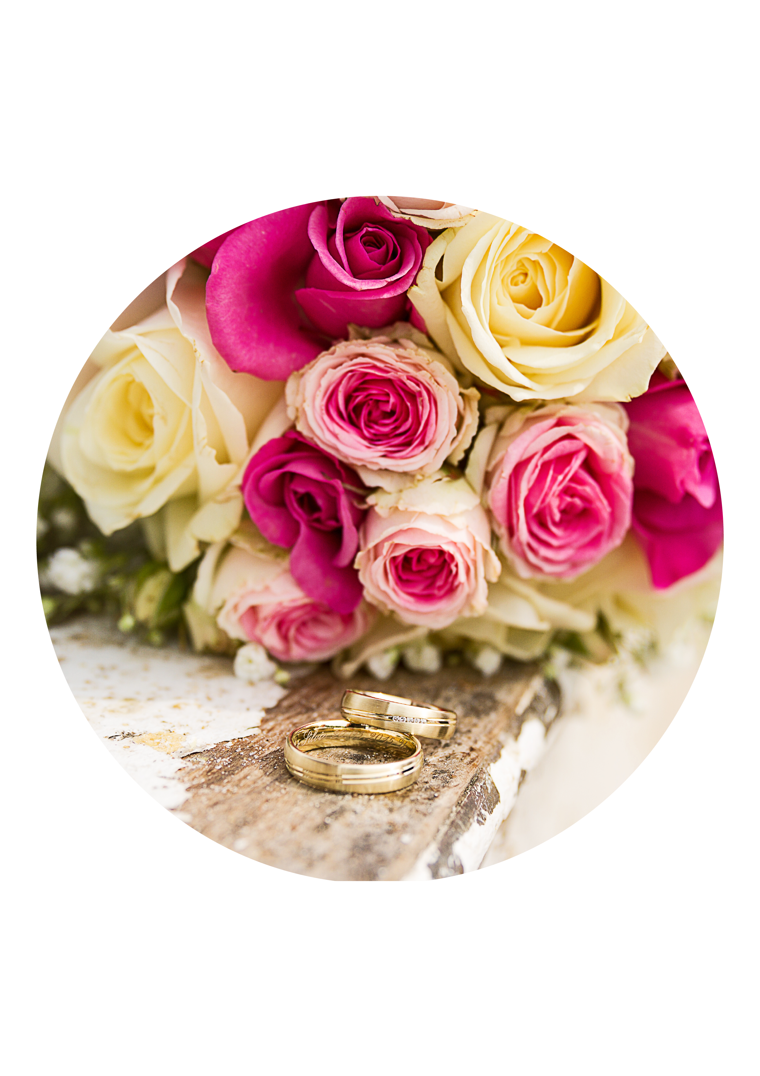 Tortenaufleger Hochzeit