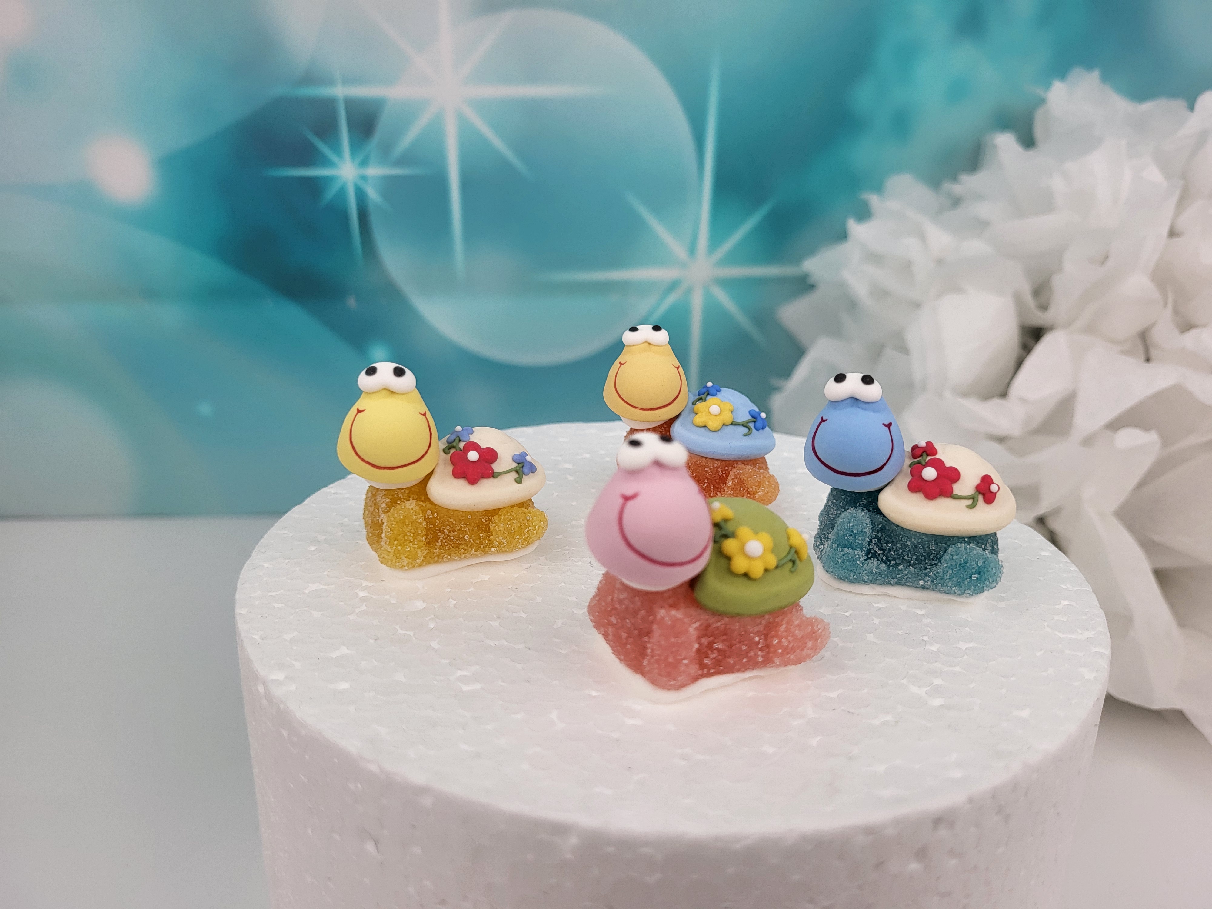 Schildkröten Set aus Gelee und Zucker