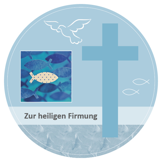 Tortenaufleger Firmung