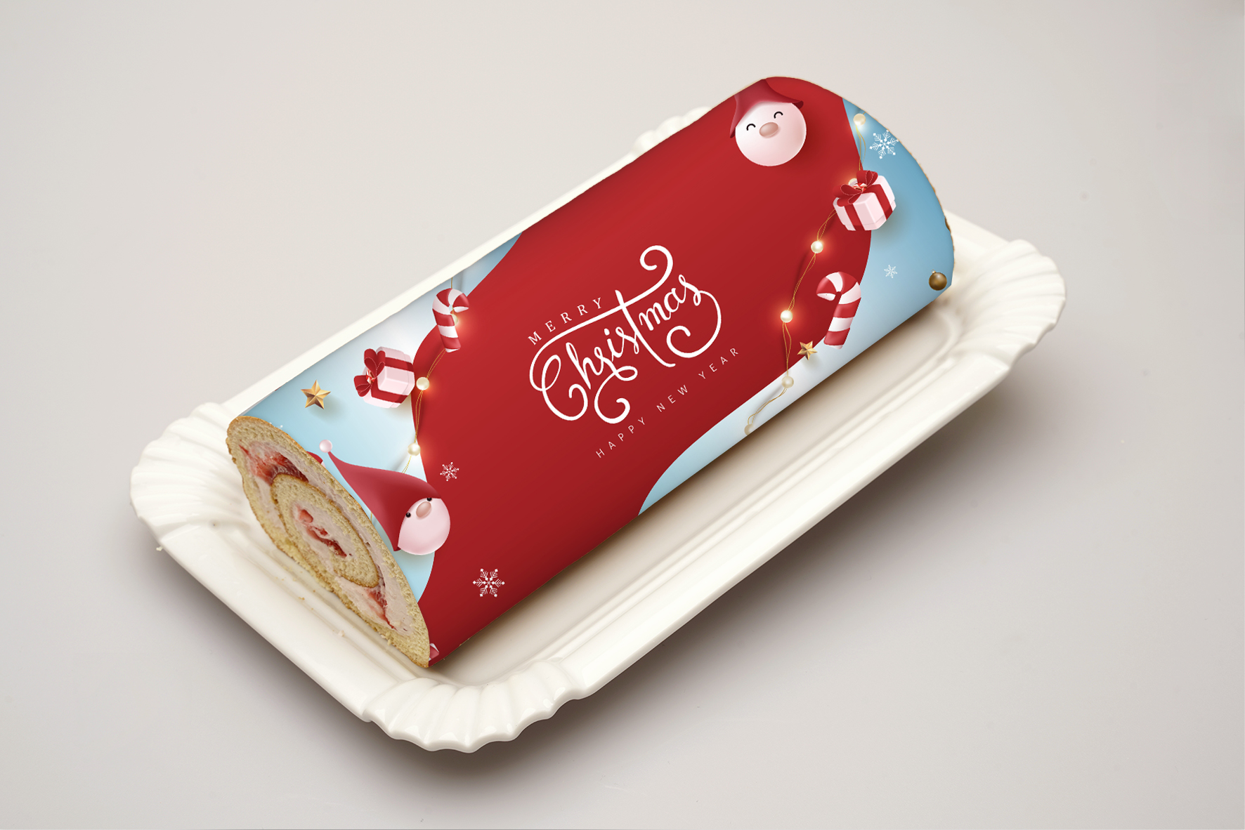 Rouladendekor Weihnachten