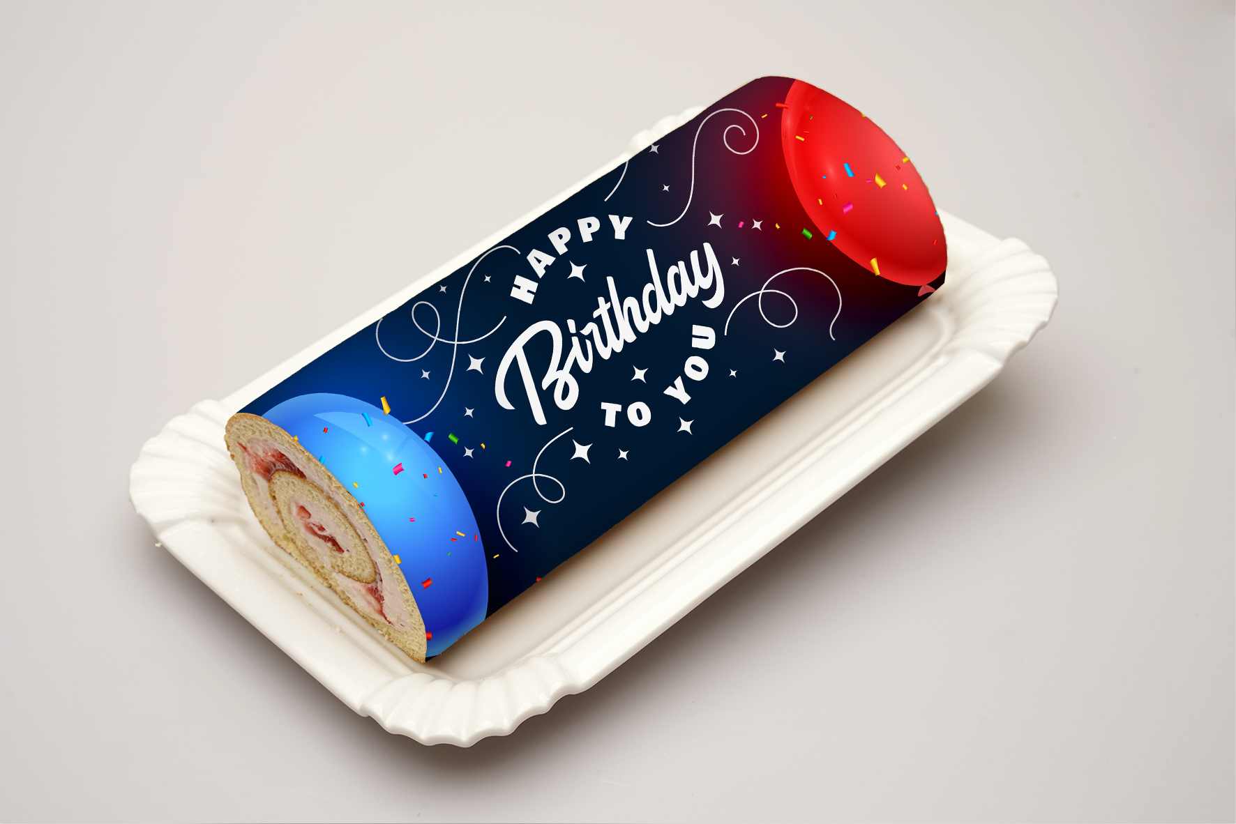 Rouladendekor Geburtstag