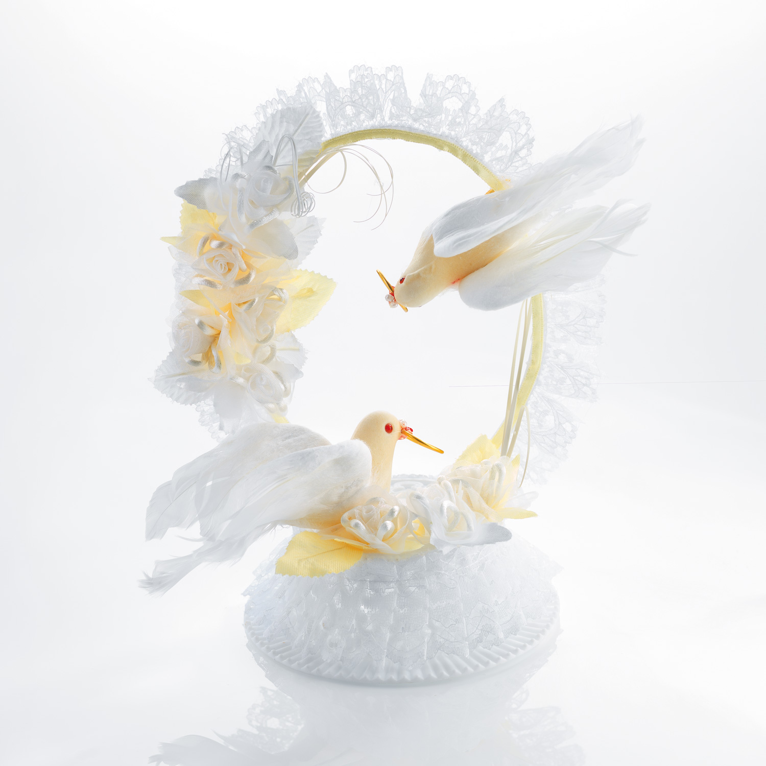 Cake Topper Hochzeitstauben