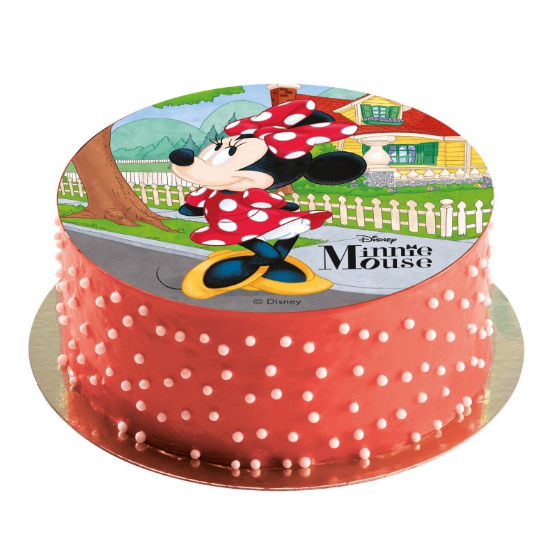 Tortenbild Minnie Mouse Oblate 20 cm