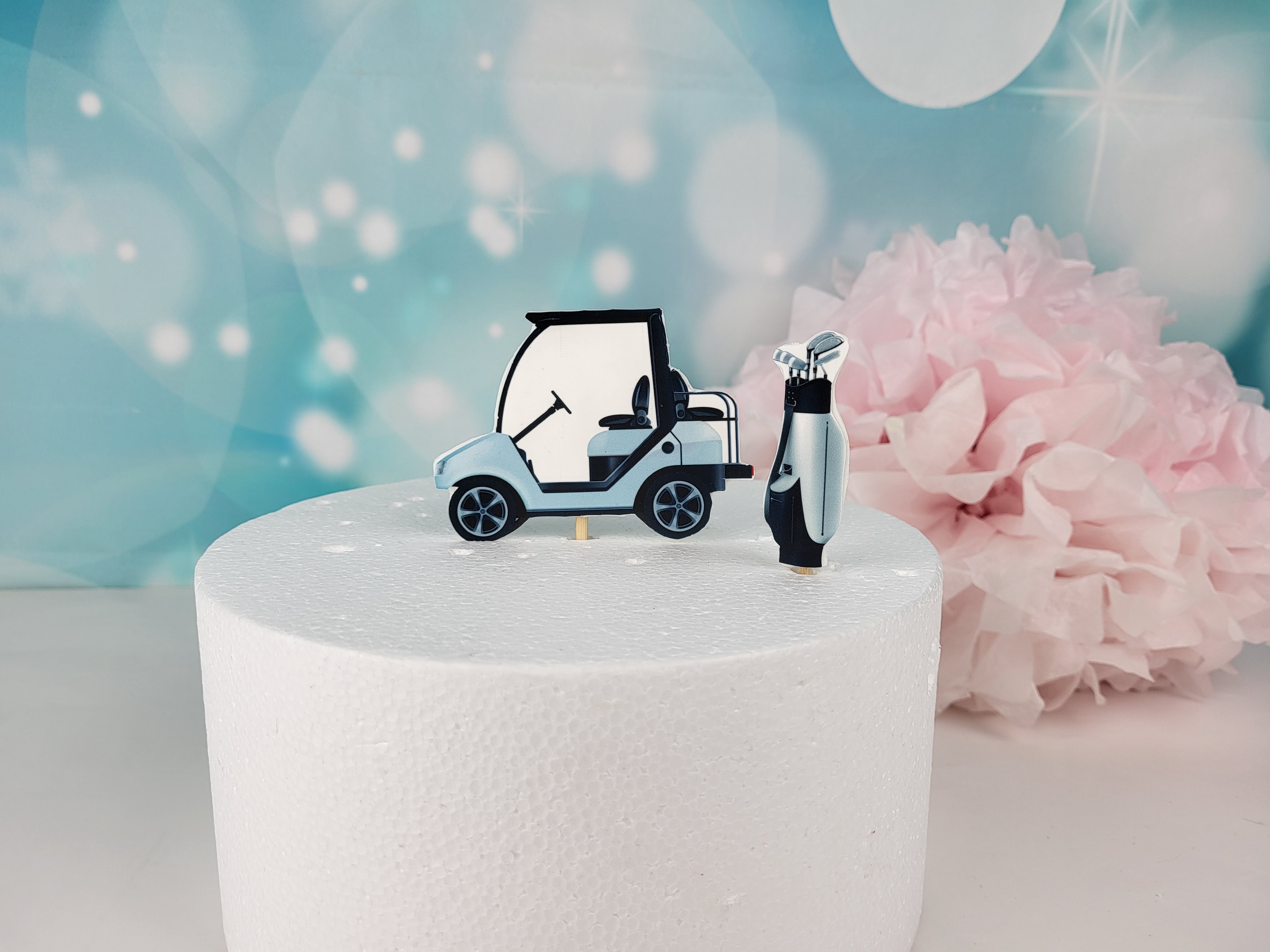 Cake Topper Golf Set