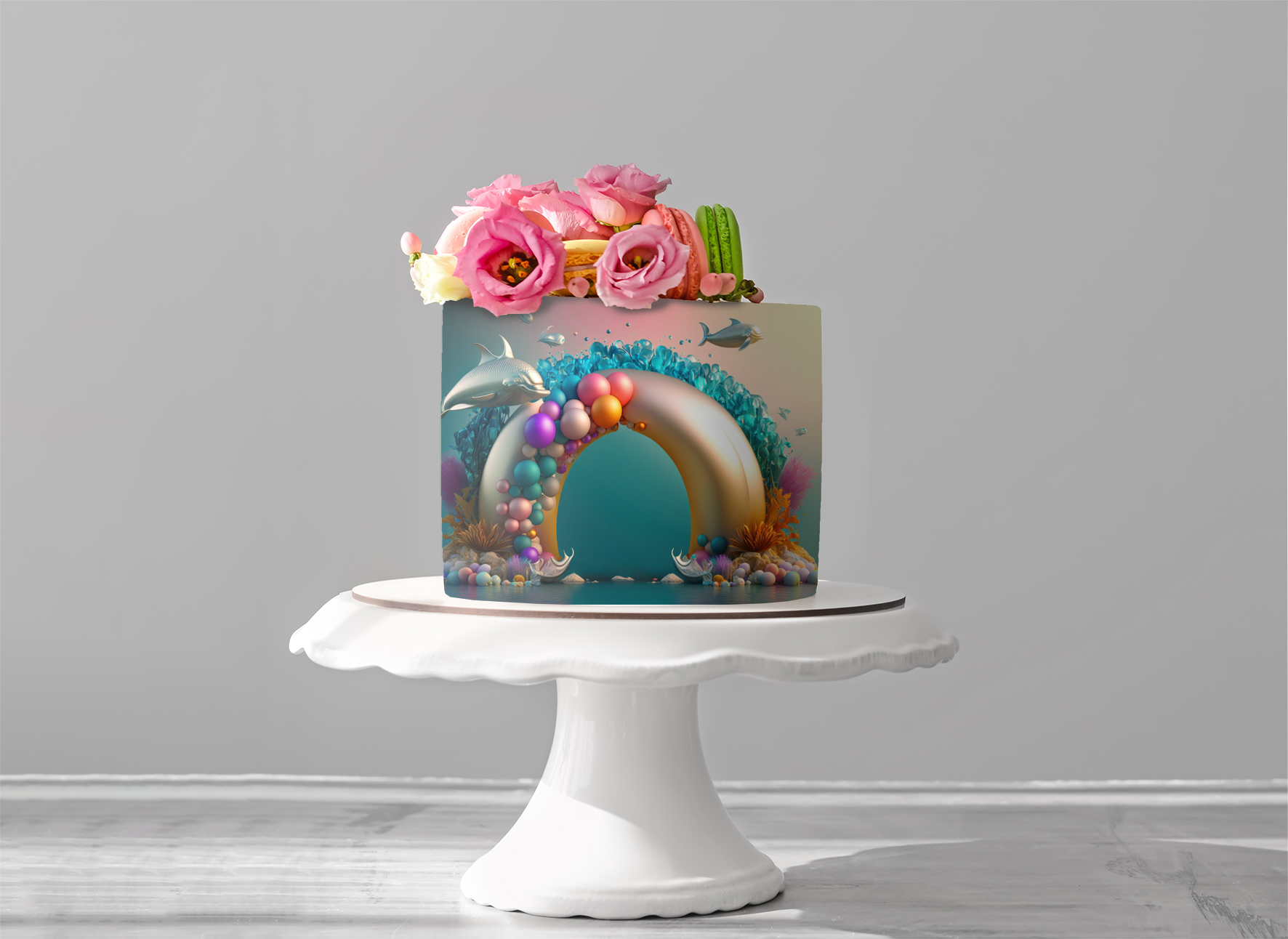 Deko Fondant Delfin