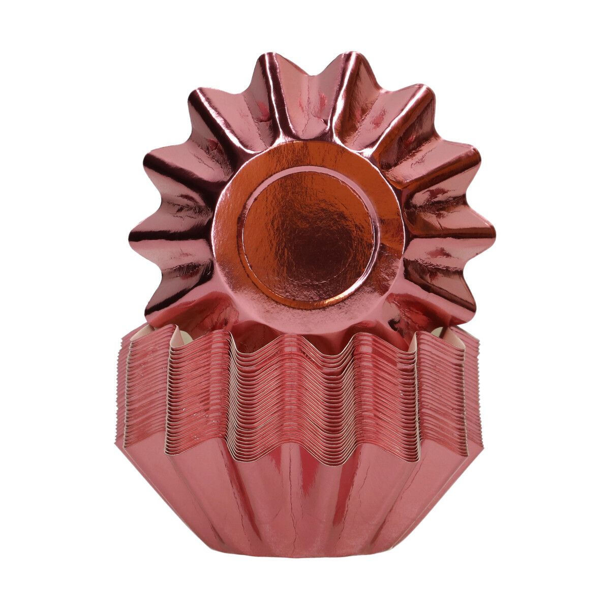Bloom Backförmchen - Metallic-Roségold pk/48