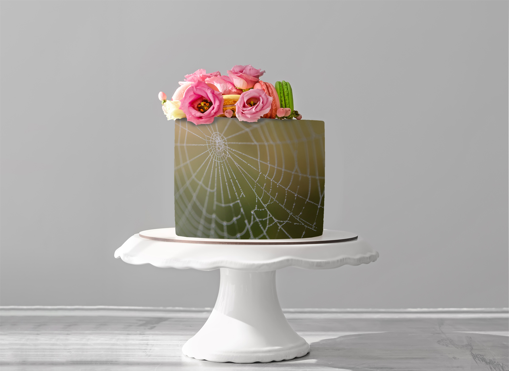 Deko Fondant Spinnennetz