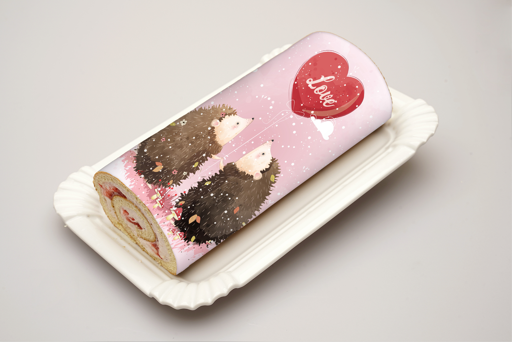 Rouladendekor Igel Love