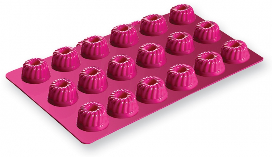 Silikonform Mini Gugelhupf Backform