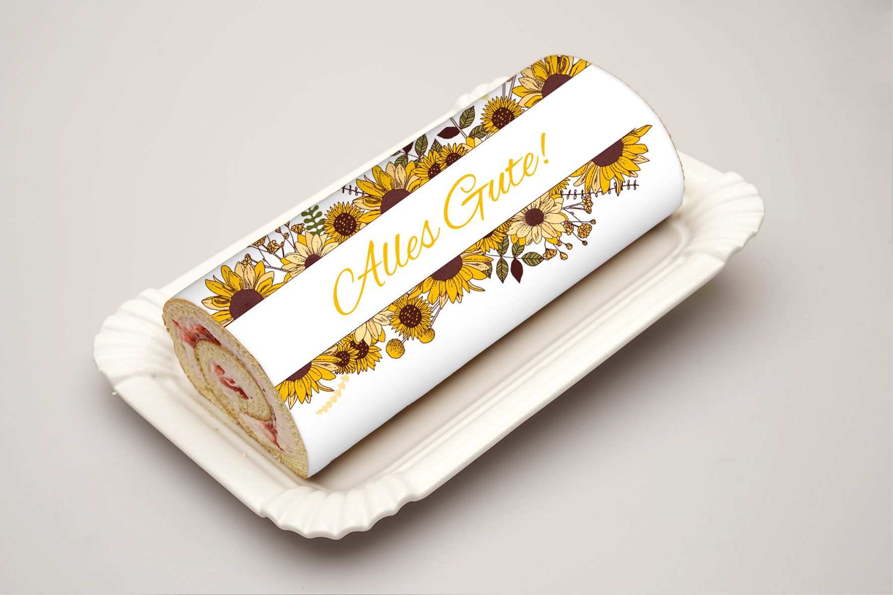 Rouladendekor Alles Gute