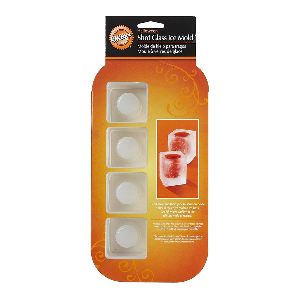 Wilton Silikonbackform Shot Glas eckig