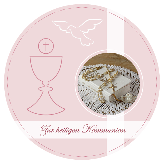 Tortenaufleger Kommunion