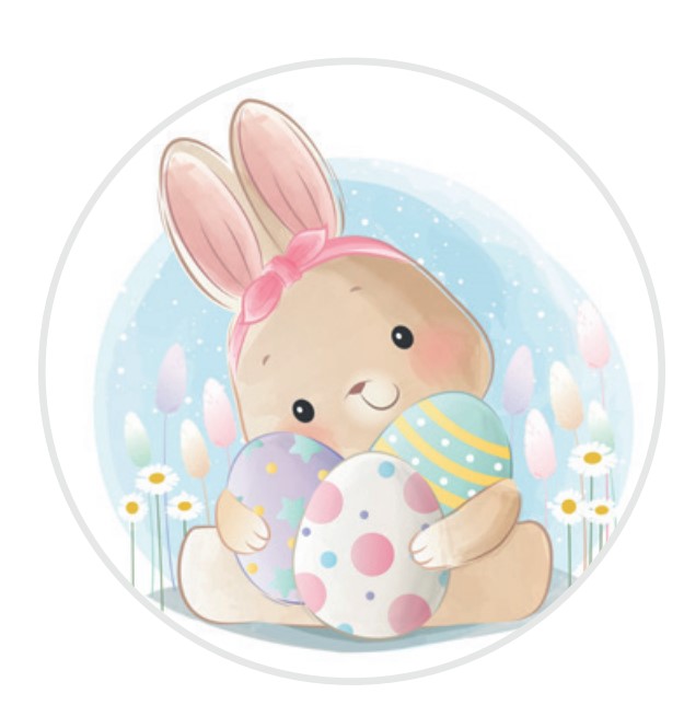 Muffinaufleger Osterhäschen