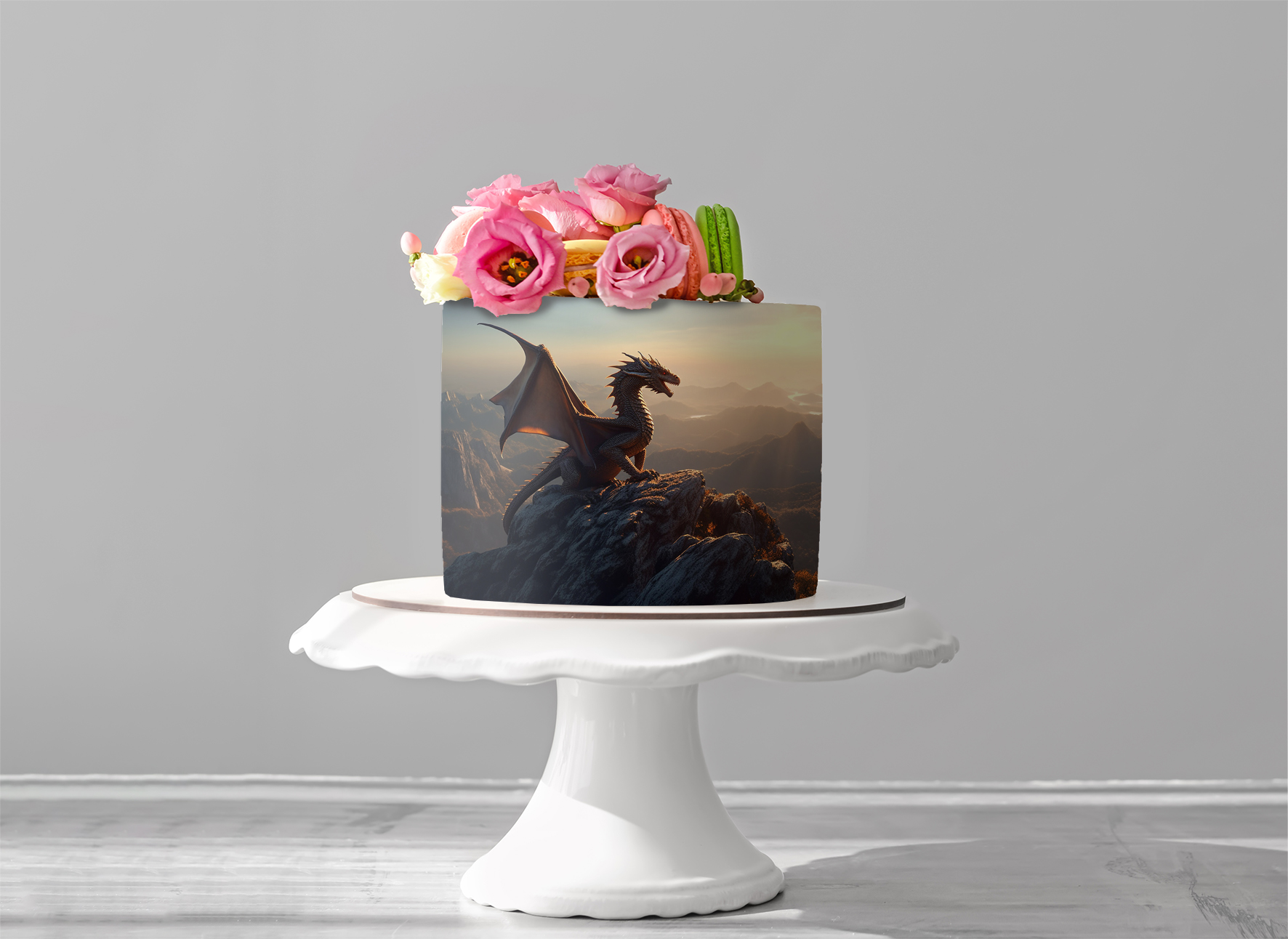 Deko Fondant Drache