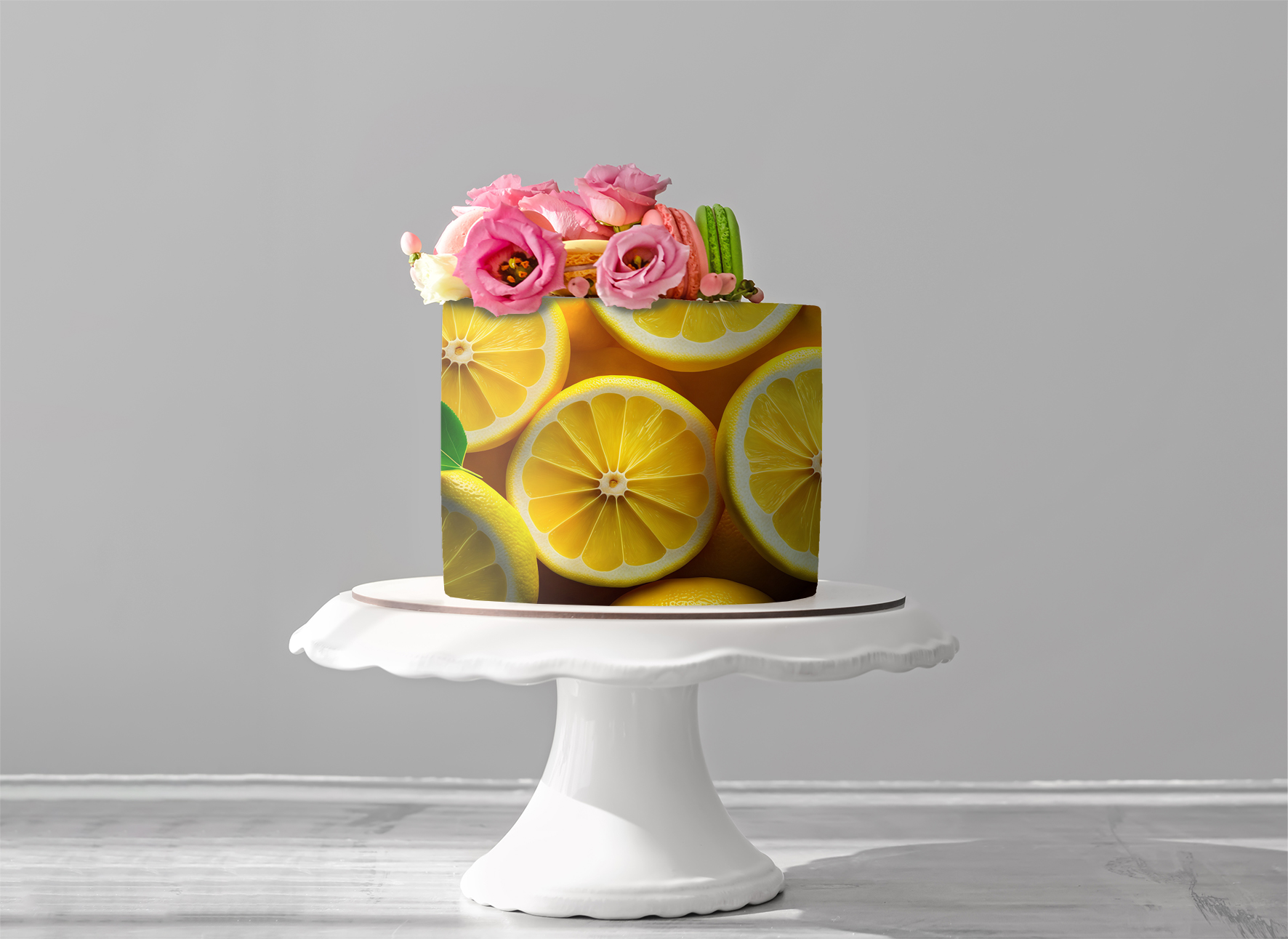 Deko Fondant Zitronen