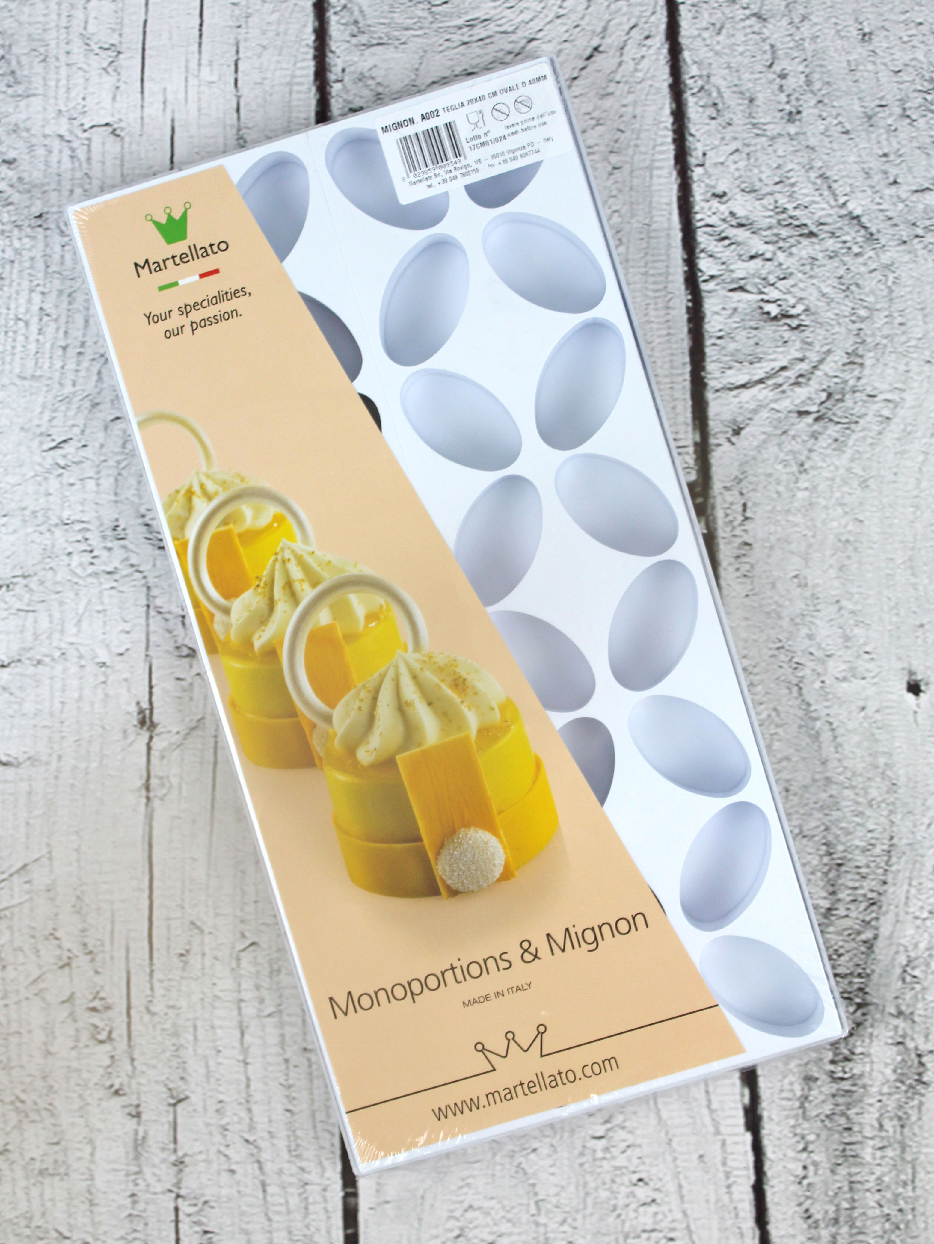 Dessertform-Set Petit-Fours Oval klein