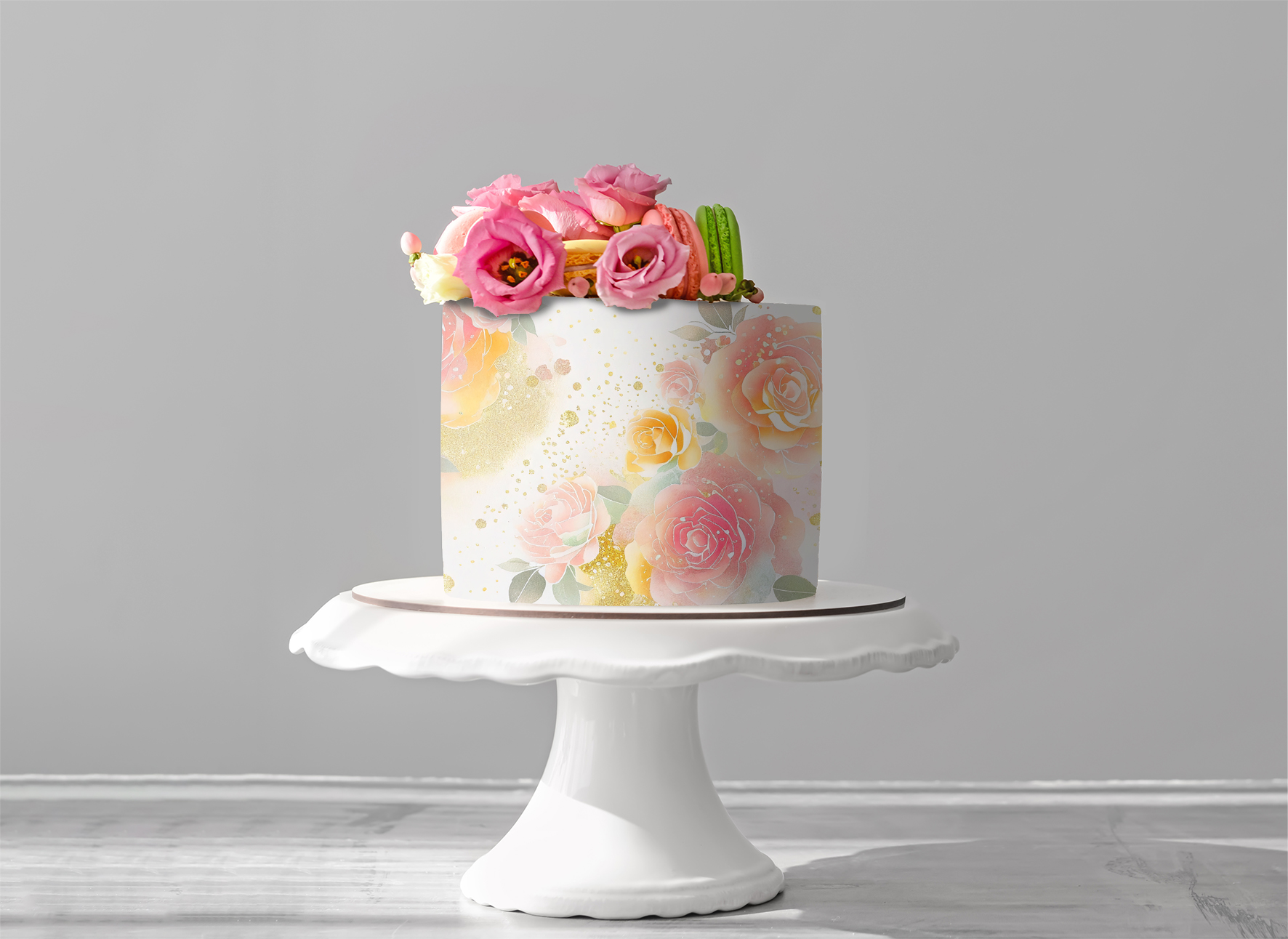 Deko Fondant  Blumen