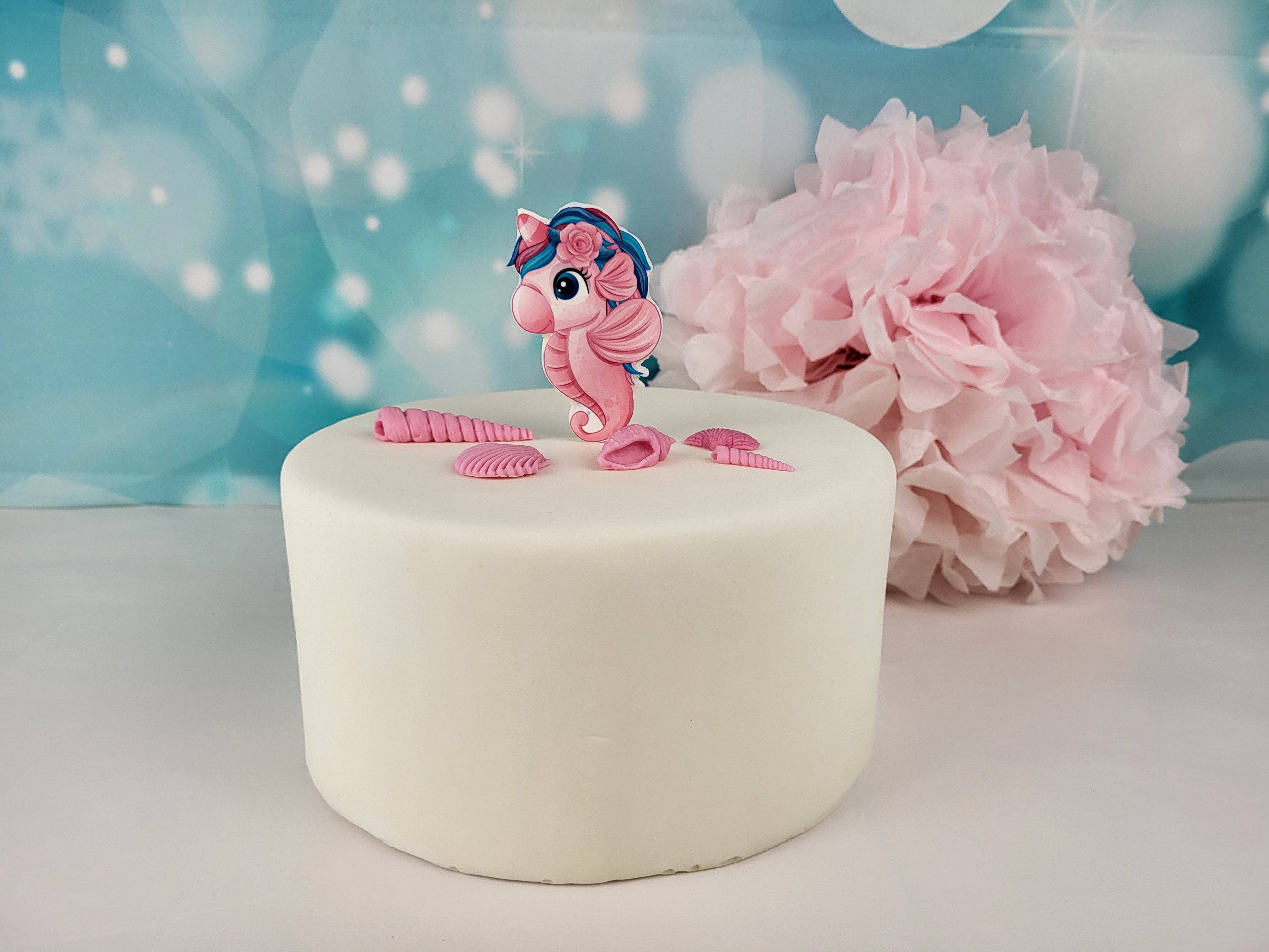 Cake Topper Seepferdchen