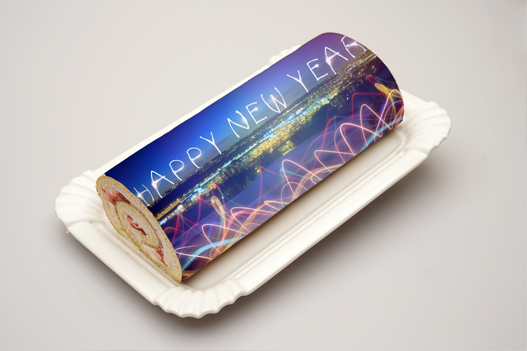 Rouladendekor Happy New Year