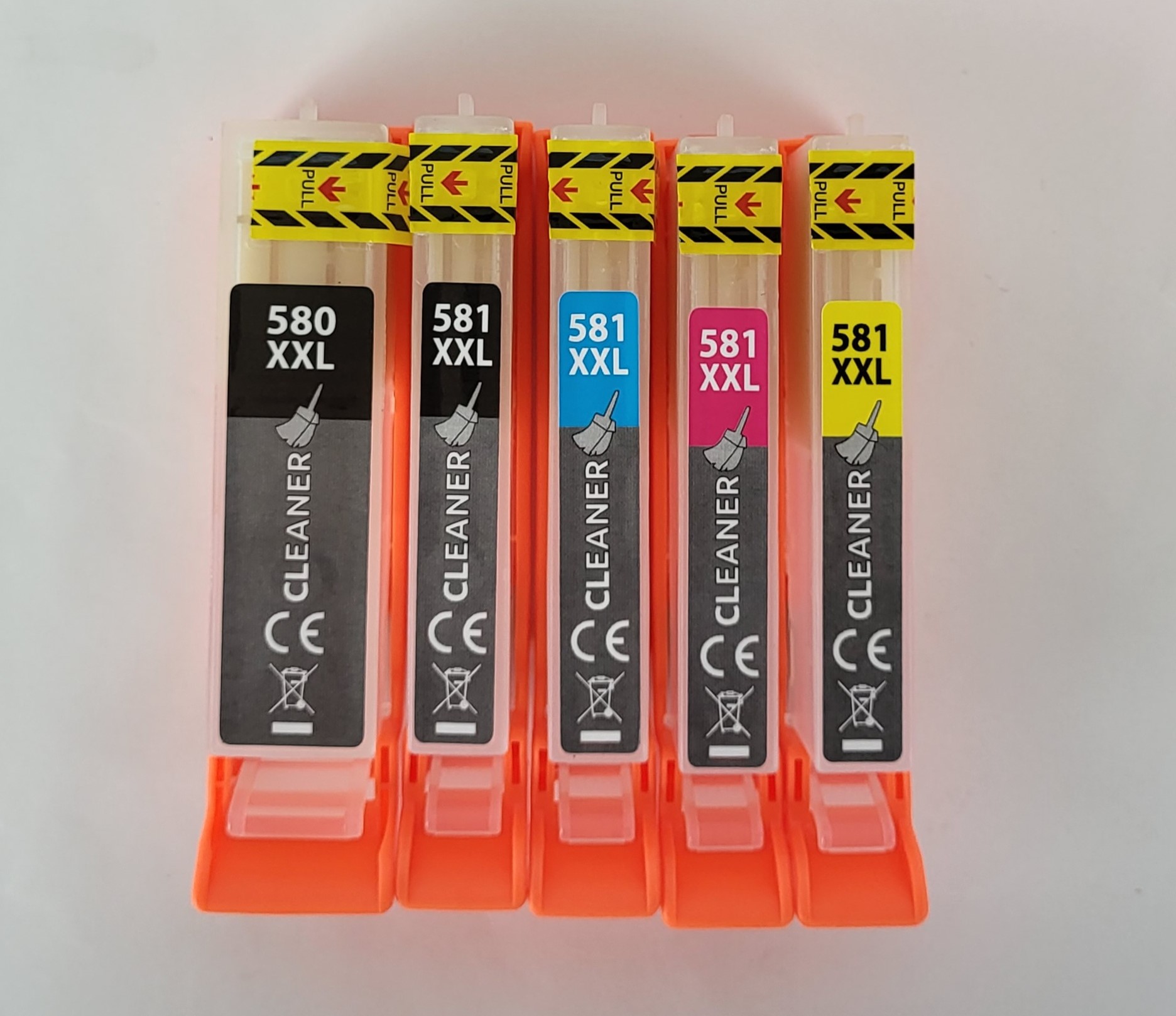 5er Set Reinigungs Patronen Canon 580/581