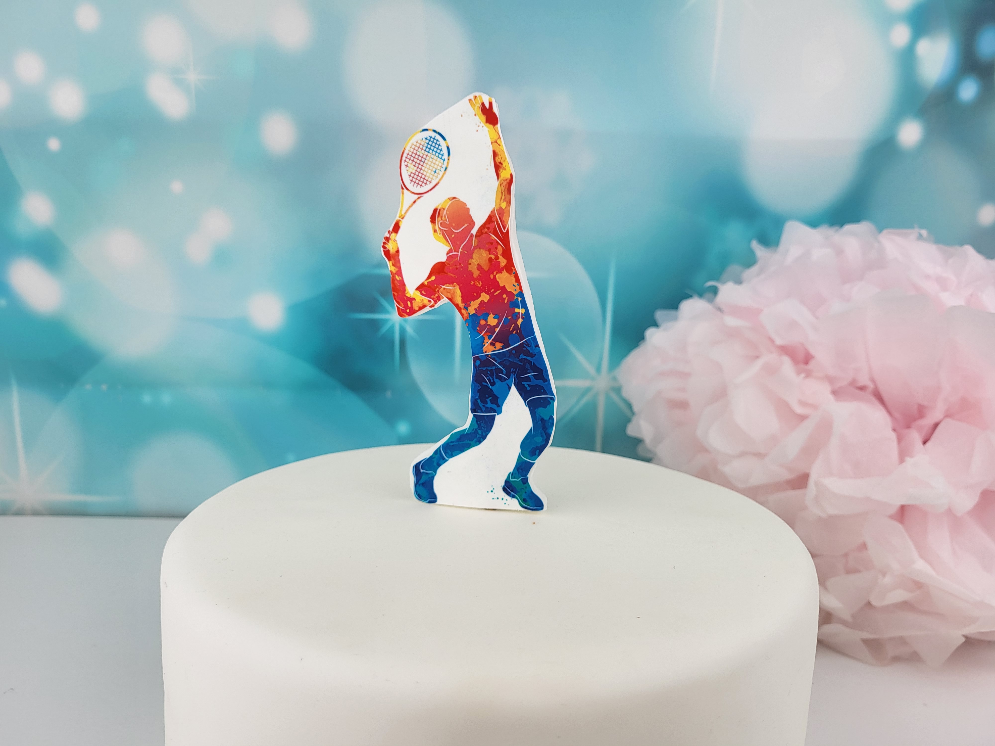 Cake Topper Tennisspieler