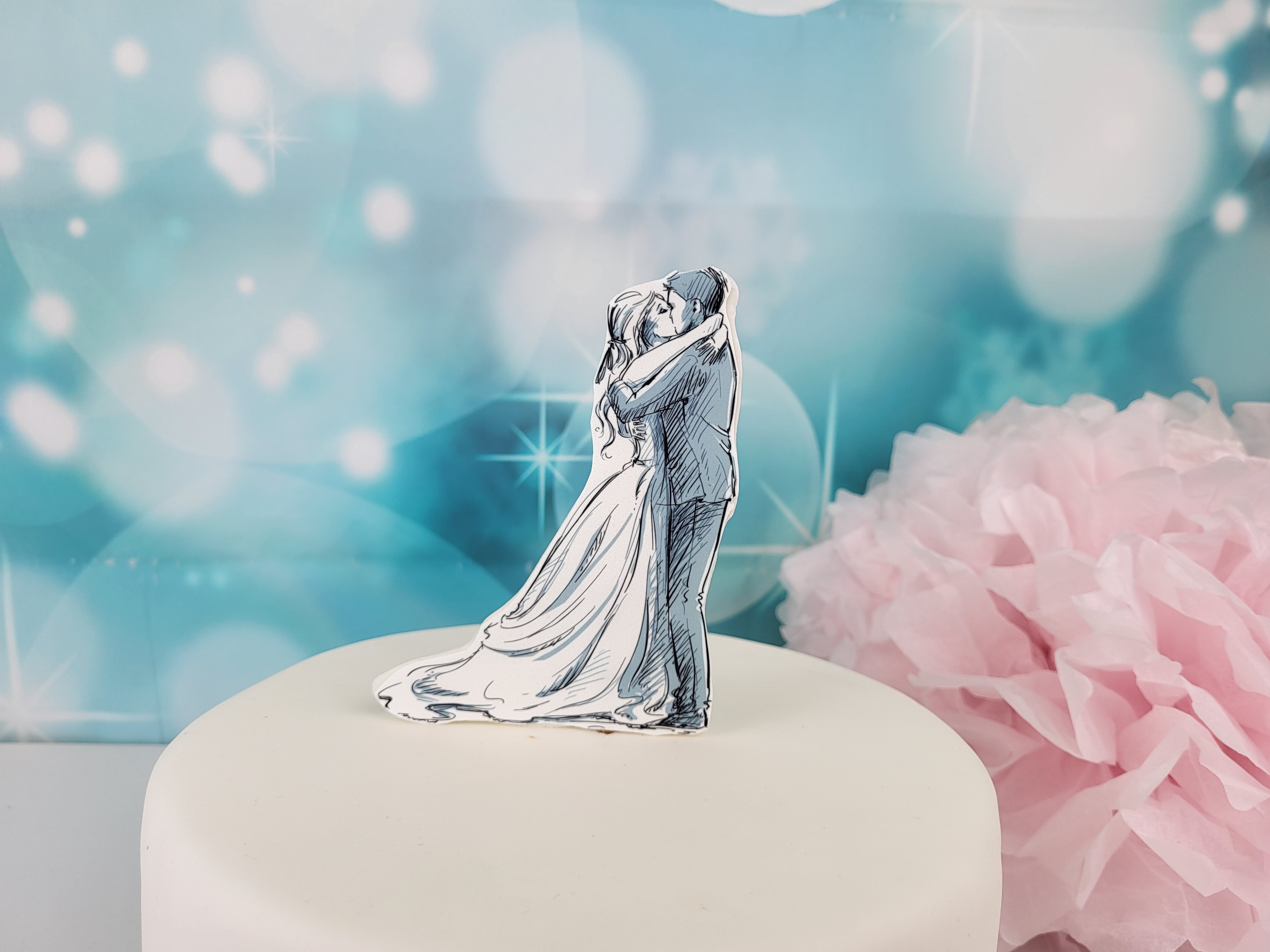 Cake Topper Brautpaar
