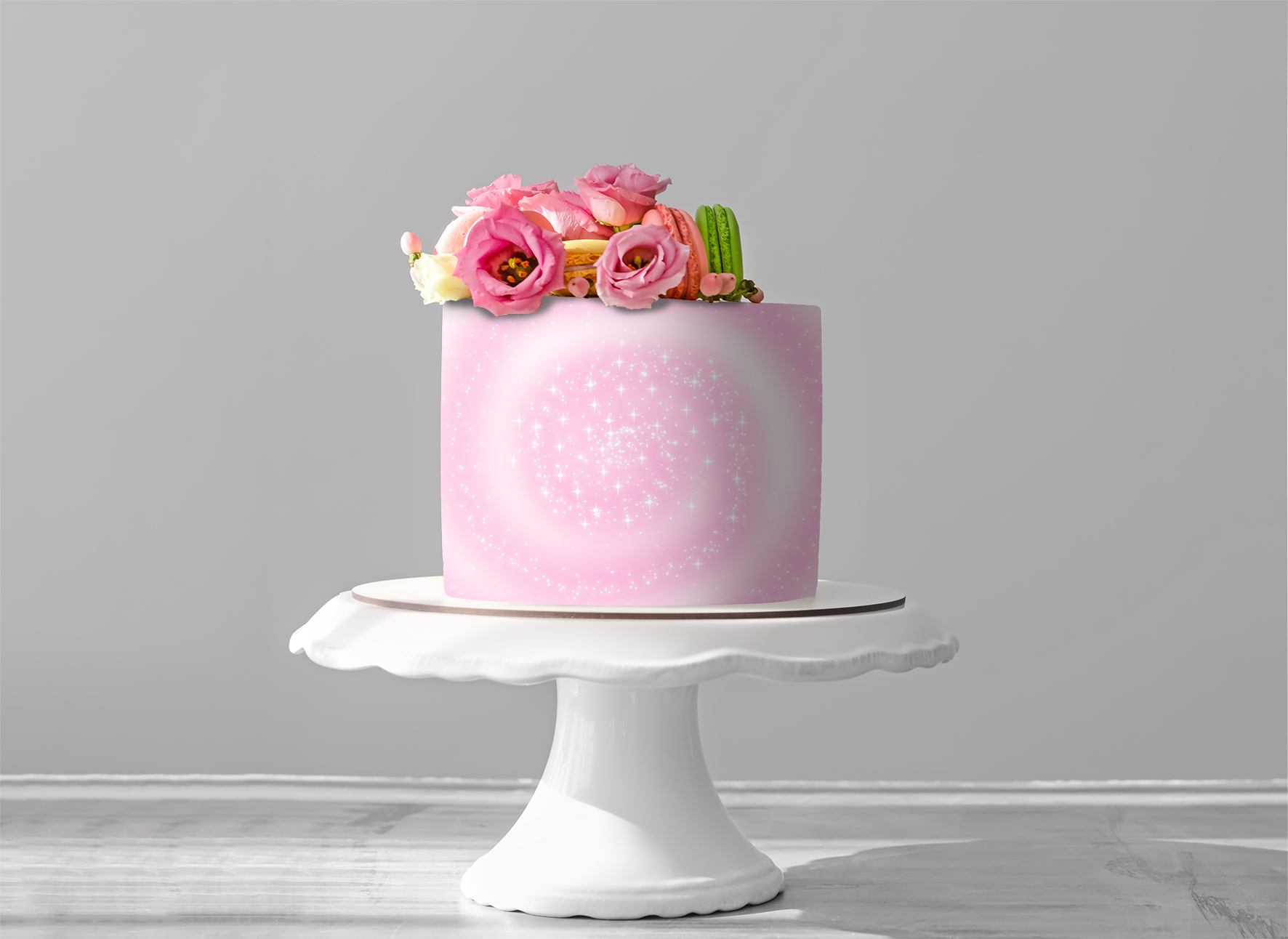 Deko Fondant rosa
