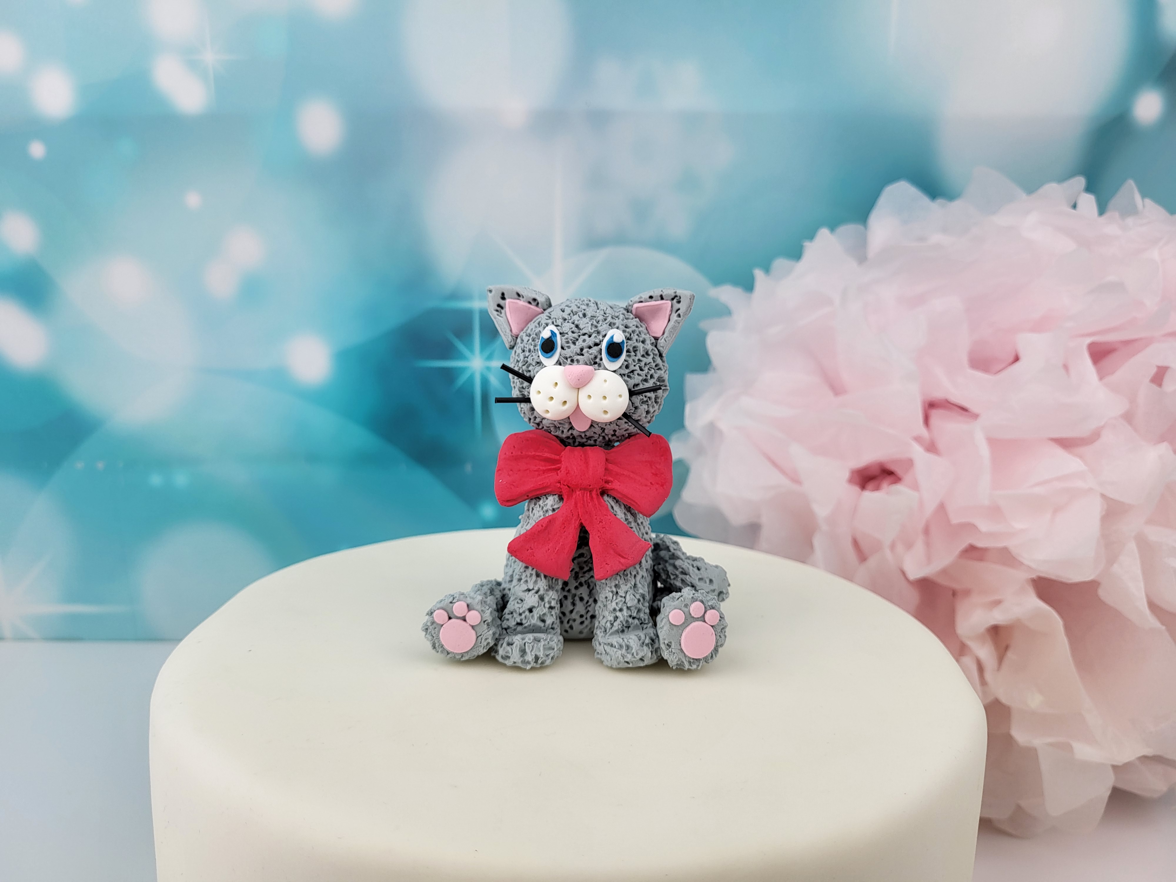 Katze handmodelliert