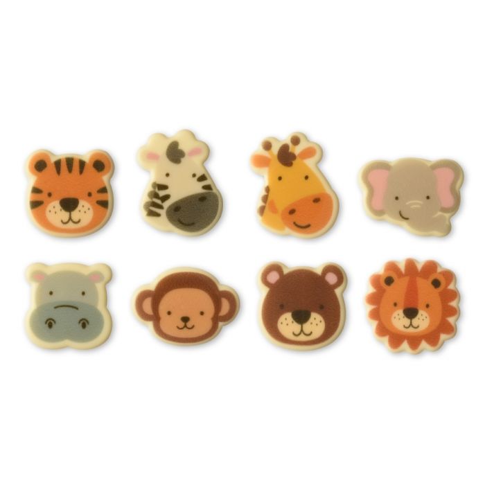 Schokoladendekoration Safari Tiere Dschungel