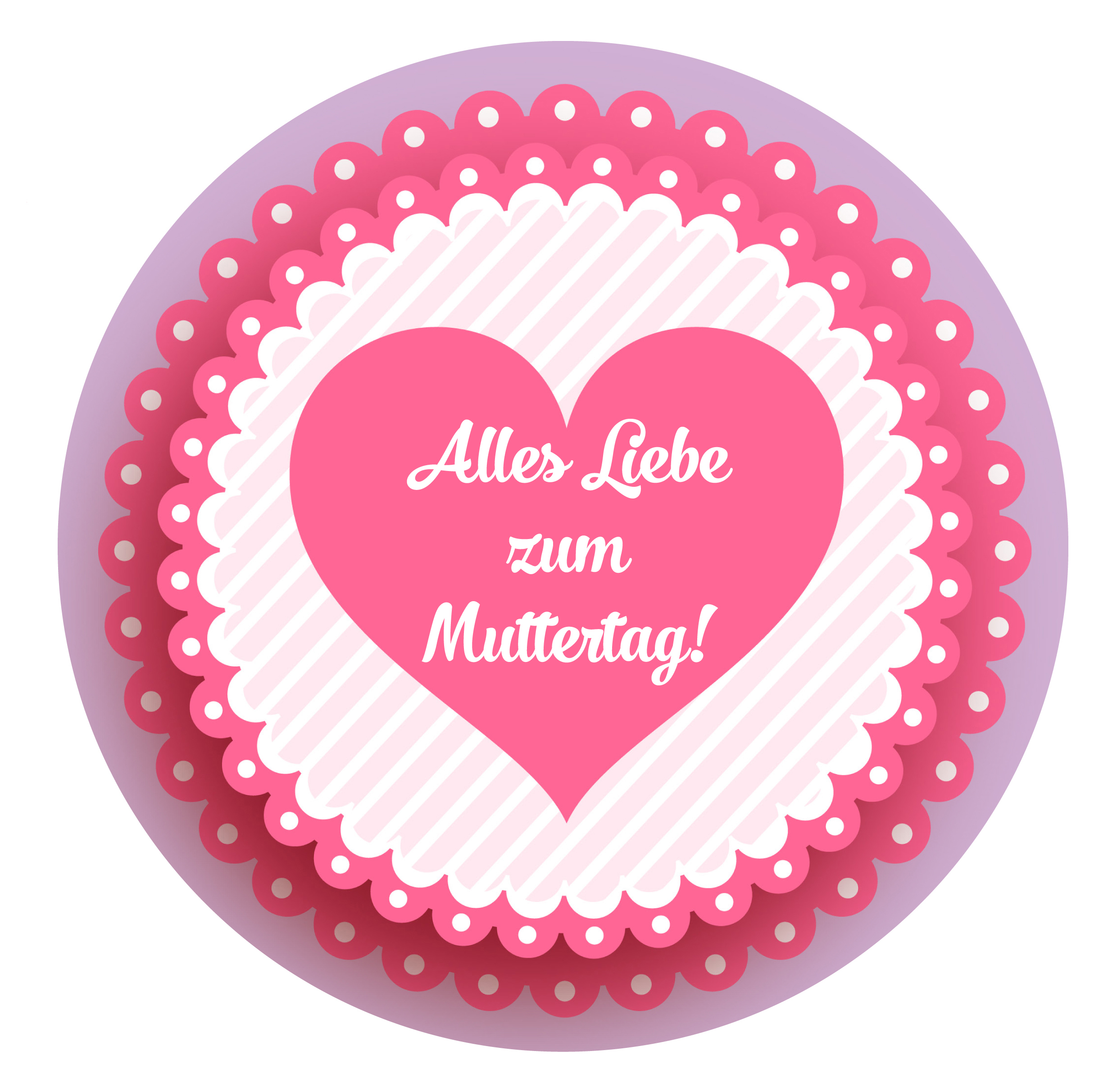 Tortenaufleger Muttertag