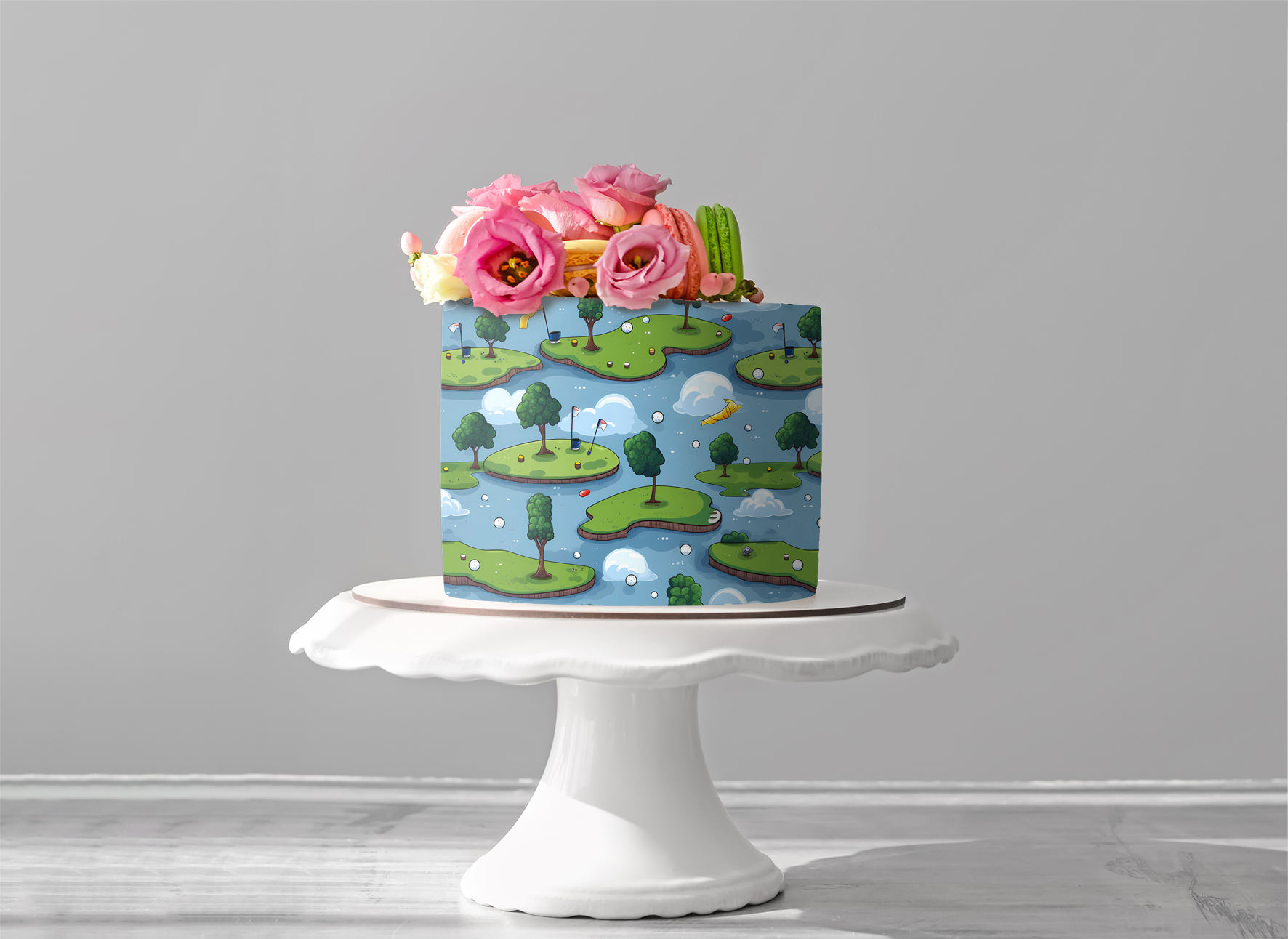 Deko Fondant Golf 