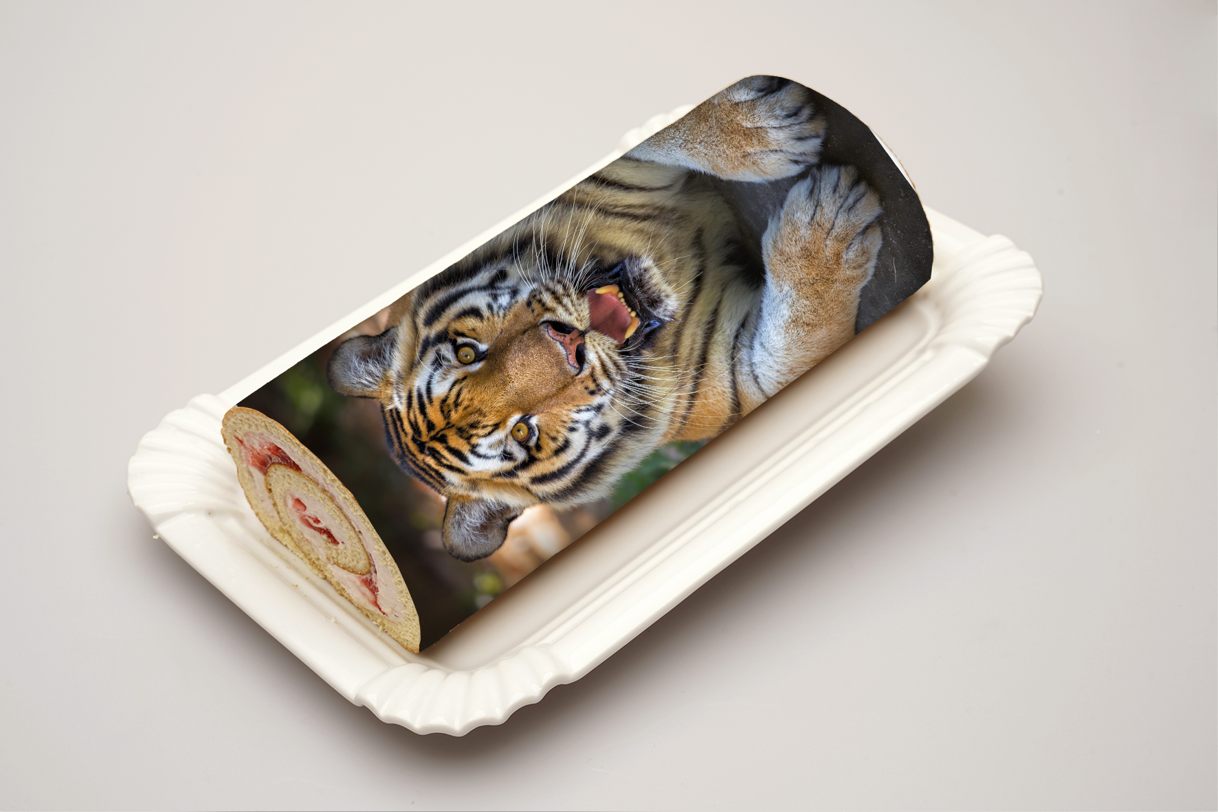 Rouladendekor Tiger