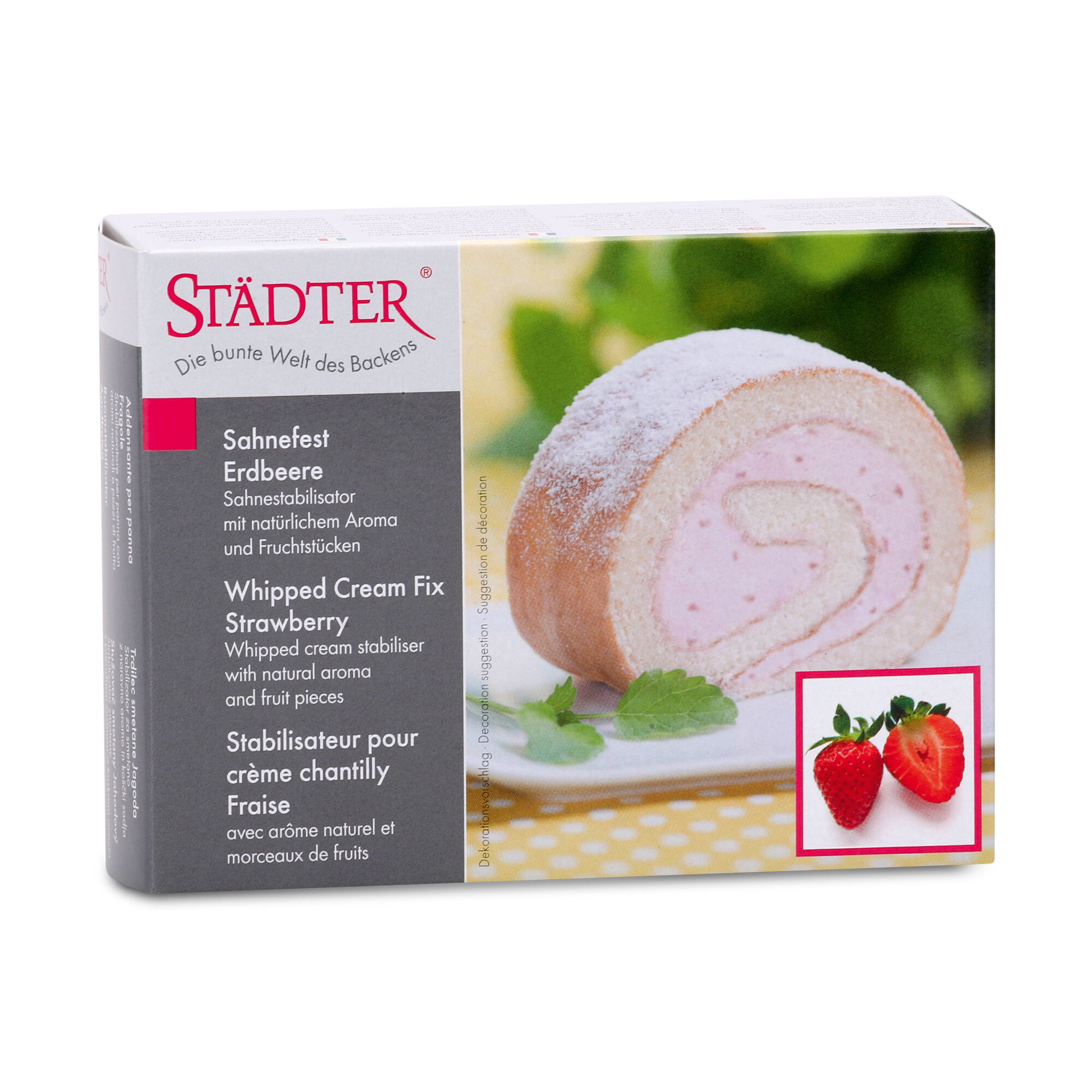 Sahnefest Erdbeere Pulver