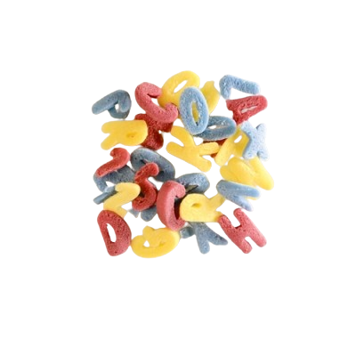 Streudekor Alphabet bunt 50g